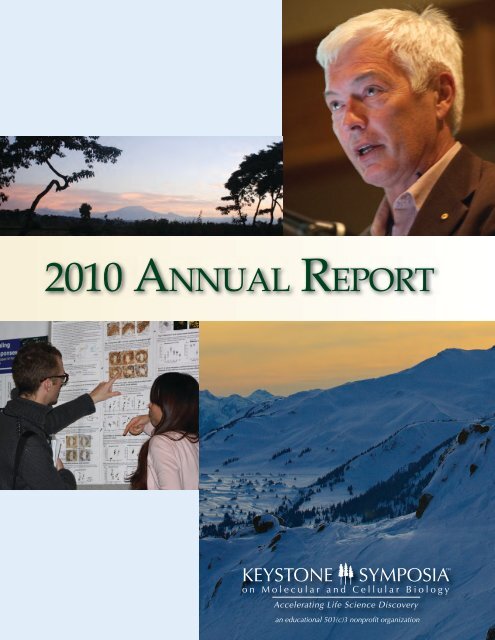 Download the 2010 Annual Report - Keystone Symposia